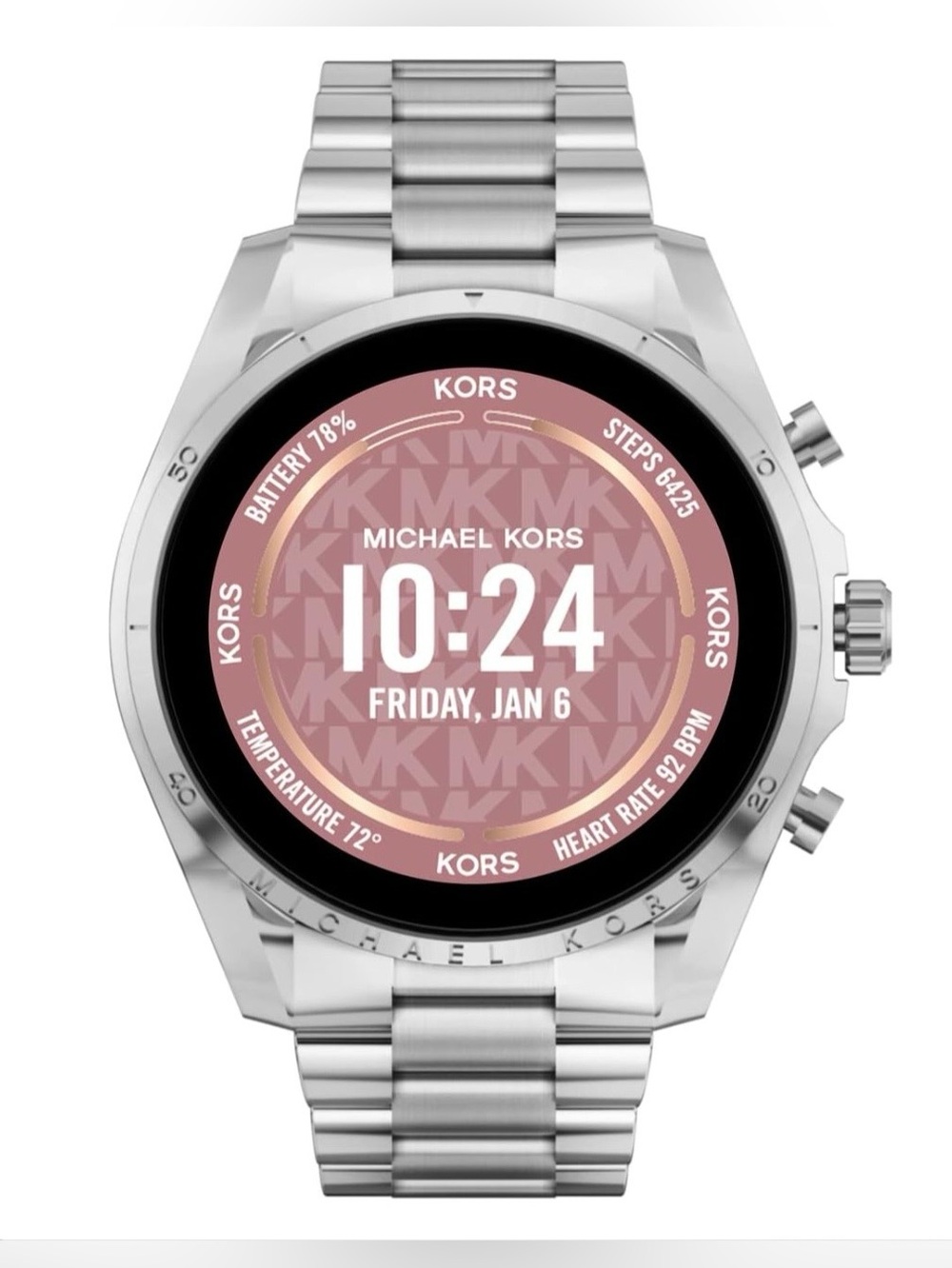 Michael Kors Unisex Gen 6 Bradshaw Stainless Steel Smartwatch
